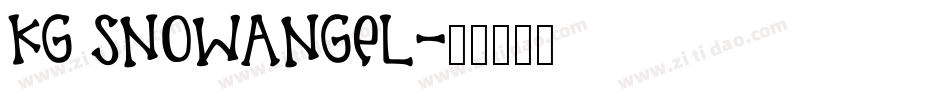 KG SNOWANGEL字体转换